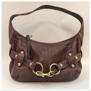 Coach Vintage Ergo Hampton 11261 Plum Shoulder Bag